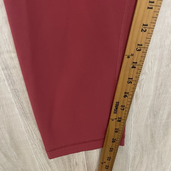 Lululemon Align High-Rise Pant Size 10 Women Pomegranate Yoga Soft Workout Capri - Picture 11 of 13